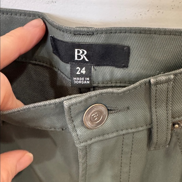 BANANA REPUBLIC COATED DENIM PINTUCK JEAN SIZE 24 - Picture 7 of 10